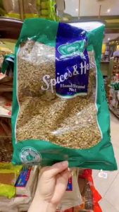 แม็กซิกันออริกาโน่ 100% MEXICAN OREGANO ขนาดน้ำหนักสุทธิ 500กรัม บรรจุซอง เครื่องเทศคุณภาพ คัดพิเศษ สะอาด ได้รสชาติ