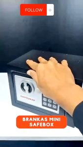BRANKAS BAJA PASSWORD KODE LED ELEKTRIK AMAN SIMPAN UANG PERHIASAN DAN DOKUMEN PENTING