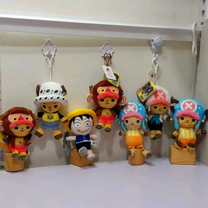 -`♡´- Luffy Tony Chopper One Piece Bag Charm Stuff Toy