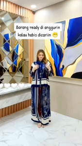 Zhr Setelan Wanita Oneset wanita rayon premium kekinian Terbaru Setelan 2025