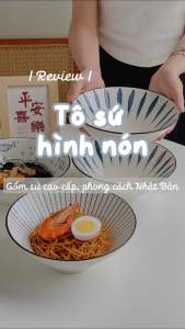 Bát Tô Loa Sứ Tô Sứ Loe Viền Đen Bát Tô Đựng Canh Bát Tô To Bát Ăn Phở