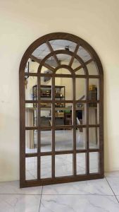 กระจกไม้สัก กระจกแต่งบ้าน กระจกแขวนผนัง สูง 137 x กว้าง 80 cm. กระจกมินิมอล หนา 3 cm. (ประกอบแล้ว) ไม้สักแท้ แพคจัดส่งอย่างดี มีประกันการจัดส่ง