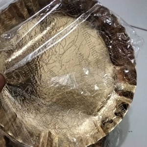 Piring Kertas MOTIF BATIK / Piring Kue Ulang Tahun Perpack Isi 10 lembar Sekali pakai