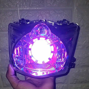 REFLEKTOR LAMPU DEPAN BEAT KARBU BEAT LAMA DAYMAKER PROJI LED