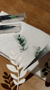 Fairy Lights Journal - READY STOCK/ art journaling/ scrapbook deco/ handmade die cut leaves