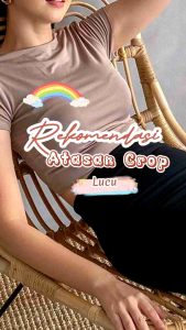 Ozza Korean Crop Top Jersey 059: Bahan Jersey Nyaman & Desain Sporty