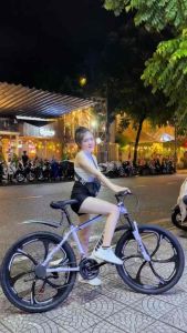 Xe đạp thể thao 26inch MINGU bản S300 _ Phuộc đen chống rỉ giảm sốc _ Tặng chắn bùn kệ và bình nước cò và đèn phản quang 