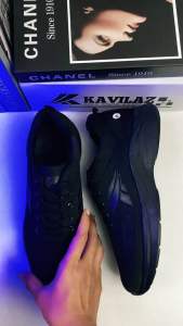 Sepatu pria big size jumbo hitam polos sepatu kassual formal olahraga ukuran 43 44 45 46 47 48