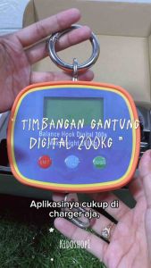 Timbangan Gantung Digital Mini Crane Scale 200KG Besi Digital LED