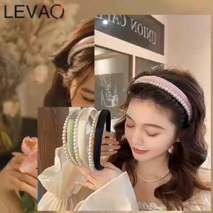 2IN1 BANDO BUSA MUTIARA IMPORT PREMIUM / BANDO SPONS MUTIARA KOREAN STYLE / BANDANA PASTEL BUSA VINTAGE / SPONGE PEARL HEADBAND NEW STYLE / DO7895