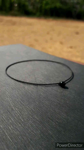 Gelang batu polos satu layer 05mm original premium