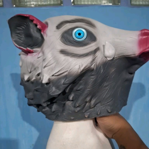 🐗พร้อมส่ง🐗หน้ากากหมูป่า อิโนะสุเกะ ดาบพิฆาตอสูร Demon Slayer งานยางซิลิโคน iallshop