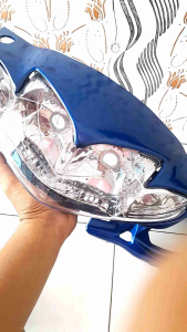 Batok Kepala Depan Belakang & Lampu Shogun 125 Biru