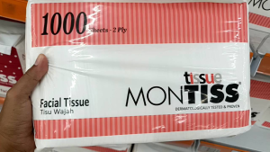 Tisu Wajah Montiss 1000 Lembar Tisu Montiss Jumbo