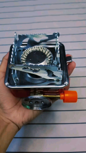 [GTW][COD] Kompor Camping Gas Mini Portable Outdoor Stove Lipat Anti Angin Free Tas - Kompor Gunung Praktis Hiking Traveling Pendakian Cooking Set Peralatan Masak Camping Ringkas Kompor Masak Lipat Portabel