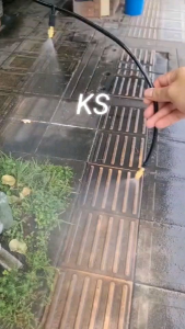 หัวพ่นหมอกทองเหลือง หัวพ่นละอองน้ำ ปรับการกระจายได้ เสียบสายไมโคร 4/7 หรือ 5/7 มม.