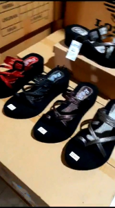 LOZTA Sandal Wanita Dewasa Wedges Jepit Slop Hak Balok Ringan Dan Nyaman