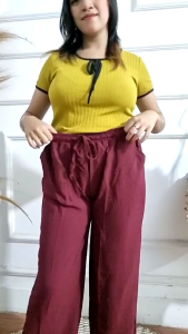 CELANA KULOT CRINGKEL JUMBO WANITA BAHAN PREMIUM MUAT BB SMPE 95KG