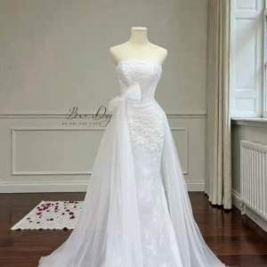 VÁY CƯỚI ĐUÔI CÁ KÈM ĐUÔI – TÔN DÁNG ĐỈNH CAO