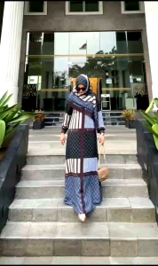 Bismillah dania set hijab & Seruty Babydol Printing