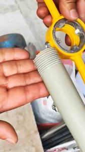 Bộ Bàn Tạo Ren Ống Nước Dụng Cụ Taro Tạo Ren Ngoài Ống Nước PVC 21 27 34