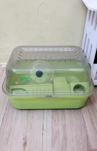 KANDANG HAMSTER PORTABLE MODEL KOTAK MEDIUM (KODE#5)