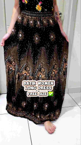 Batik Skirt Panjang Free Size.
