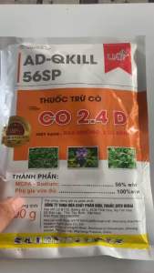 Thuốc trừ cỏ CO 24D (Gói 500gr) Dạng bột lưu dẫn Trừ cỏ lá láng lá rộng Cỏ trong lúa Thân gỗ Cứng Đầu Cỏ Lâu Năm