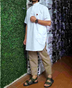 koko kurta koko pakistan polos lengan pendek kurta polos