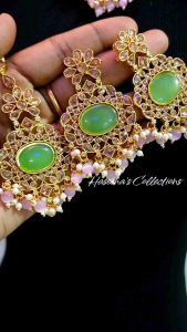 Haseenas Ad Reverse Kundan Necklace Set