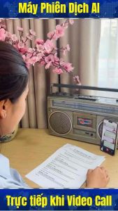 Máy dịch AI thông minh với thiết kế hiện đại và nhiều tính năng hữu ích.