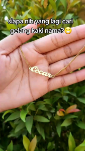 gelang kaki nama titanium anti karat anak dewasa gelang nama titanium anti karat gelang kaki wanita gelang wanita gelang anak gelang bayi gelang aksesoris fashion