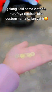gelang kaki nama titanium anti karat anak dewasa gelang nama titanium anti karat gelang kaki wanita gelang wanita gelang anak gelang bayi gelang aksesoris fashion