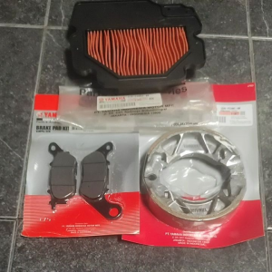 KAMPAS REM DEPAN BELAKANG FILTER UDARA XEON RC XEON GT 125 ORI PAKET DAPAT 3 BARANG