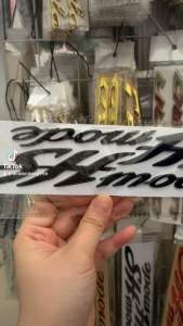 Bộ chữ nổi Cứng Sh Mode 2020 màu Đen bóng hàng nhập Thái Lan chất lượng cao dành trang trí riêng cho dòng xe này tem nổi cứng màu sắc cực đẹp và bền giá bán cực tốt bán lẻ như bán siêu