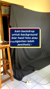 kain backdrop hitam kain bekron poto studio kain background foto aesthetic