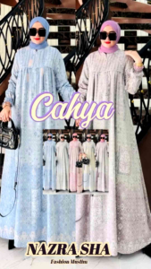 (9) SYAFERA CAHYA ALANA Baju Dress Gamis Muslimah Cahya MIDI Dress By Syafeera. Nazra Sha