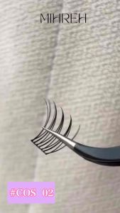 [4159](พร้อมส่ง) ขนตาปลอมแบบช่อ #COS02 ก้านบางติดแล้วสบายตา