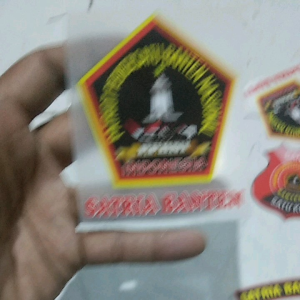dtf satria banten stiker sablon kaos satria banten isi 3 pcs