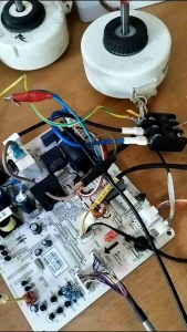 ชุดแผงวงจรแอร์ Amena รุ่น WJ18B-MNVDE ขนาด 18000 บีทียู อะไหล่แท้อะไหล่ถอด