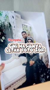 CETAK FOTO 30R (60X40) SUDAH DI BINGKAI MDF TERLARIS