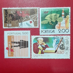 Koleksi Prangko kuno Portugal klasik 4 Pcs Campur USED
