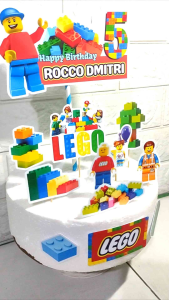Leggo Cake Topper (High-quality Ready-to-use Customize)