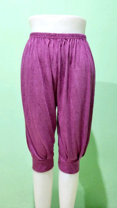 Celana Pendek 7 8 Wanita Dewasa Kain Standar Jumbo XXL Sehari hari Murah Model Jogger / Bawah Kerut