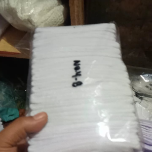 kopiah peci madinah jaring putih khusus pendek 6cm isi 20 pcs (1 kodi )