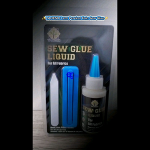 YAHESDI Cairan Liquid Lem Perekat Kain Kulit Sew Glue 60ml - VS255 - Transparent
