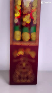 (Barang Sembahyang Cina) 精美3D财神好运龙香 拜大神 拜财神 手工精细 (50cm) 3D God Of Wealth Gold Dragon Incense Joss Stick