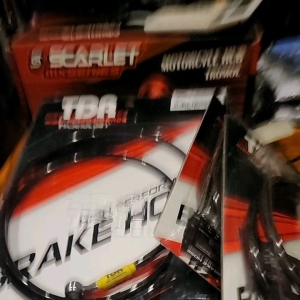 Selang Cakram Tdr Slang Rem Variasi Tdr Brake Hose Warna Black Carbon Blue Universal