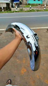 Slebor belakang CB125 Crome Import Spakbor CB Pres Tebal PNP Spakbor belakang CB 100 Kualitas Super Bagus