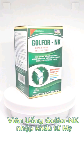 Golfor nk của mỹ  tăng cường dịch khớp giúp gảm đau giảm nhức hộp 60 viên